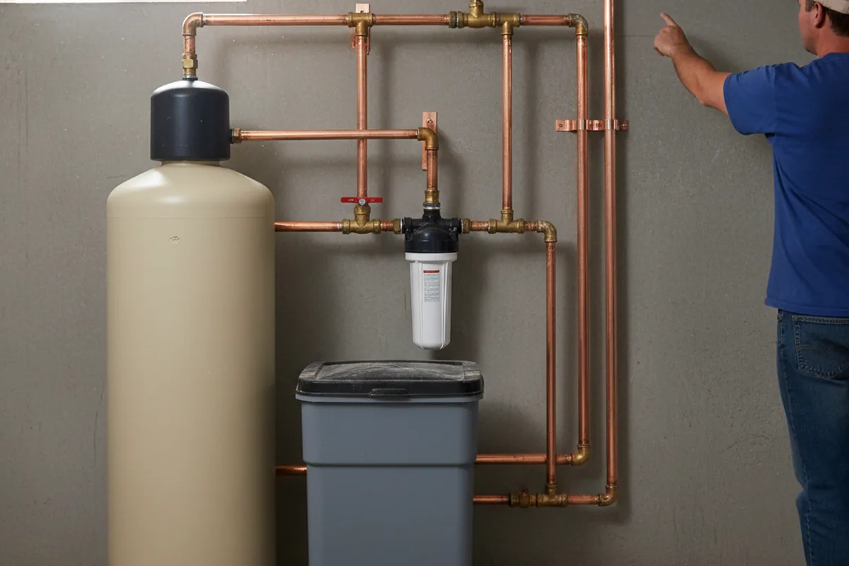 Whole-house water treatment system installed in Johnston